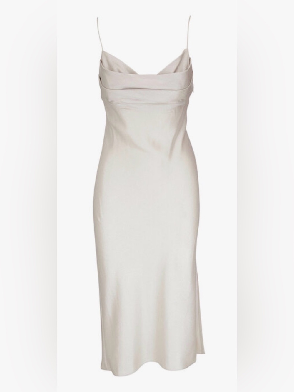 Sachin + Babi Cream Strapless Slip Dress